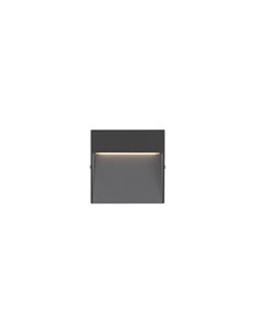 Nod outdoor wall light - FORLIGHT - Modern square aluminium wall light, LED 3000K 210 lm, Dimensions: 10,5 cm 2