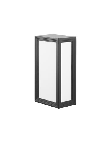 Thomas outdoor wall light - FORLIGHT - Anthracite wall light, E27 IP44, Height: 28 cm