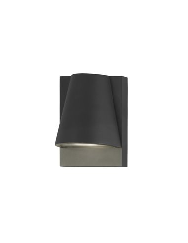 Kala outdoor wall light - FORLIGHT - Anthracite lamp, GU10 IP44