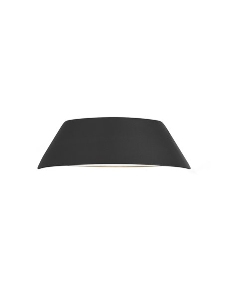 Courbe outdoor wall light - FORLIGHT - Anthracite lamp, LED 3000K 960 lm, Length: 23,6 cm