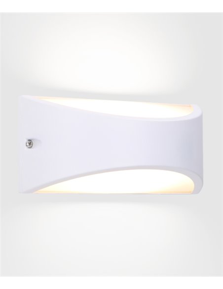 Kapa outdoor wall light - FORLIGHT - Aluminium lamp, LED 3000K/4000K 945 lm, Dimensions: 22 cm
