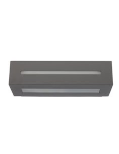 Alfil outdoor wall light - FORLIGHT - Anthracite aluminium lamp, E27 IP44, Length: 28 cm 2