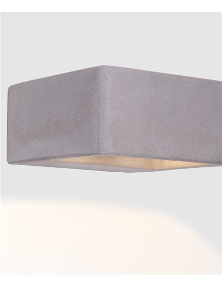 Grow outdoor wall light - FORLIGHT - Cement lamp, G9 6W IP65