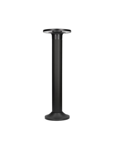 Yika outdoor bollard - FORLIGHT - Modern black lamp, LED 3000K 7,9W IP44, Height: 52 cm