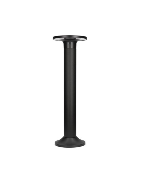 Yika outdoor bollard - FORLIGHT - Modern black lamp, LED 3000K 7,9W IP44, Height: 52 cm