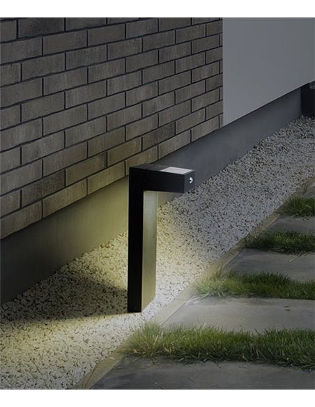 Top solar outdoor bollard - FORLIGHT - Motion sensor light, 2 heights: 50 cm / 90 cm, LED 3000K 400 lm