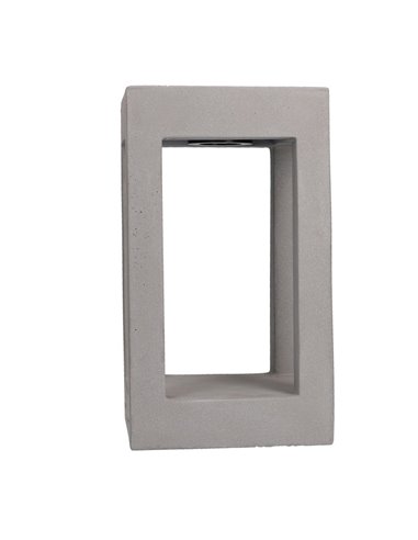 Box outdoor bollard - FORLIGHT - Cement lamp, Available in 2 sizes: 35 / 70 cm, LED 4000K 580 lm