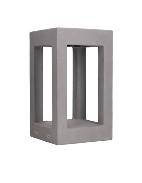Box outdoor bollard - FORLIGHT - Cement lamp, Available in 2 sizes: 35 / 70 cm, LED 4000K 580 lm