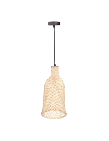 Riba pendant light - FORLIGHT - Wooden lamp, Height adjustable, Diameter: 21 cm