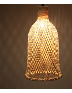 Riba pendant light - FORLIGHT - Wooden lamp, Height adjustable, Diameter: 21 cm