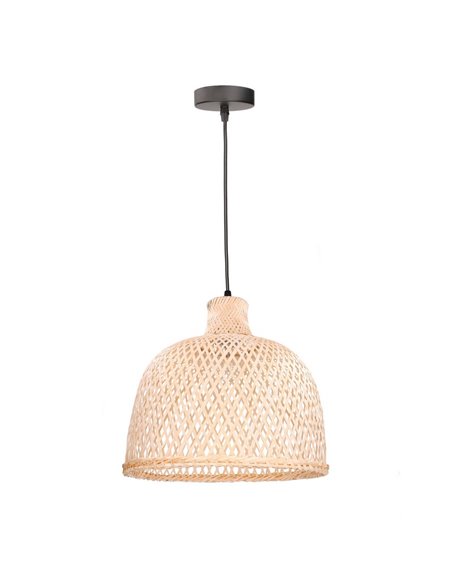 Riba pendant light - FORLIGHT - Wooden lamp, Adjustable height, Diameter: 35 cm