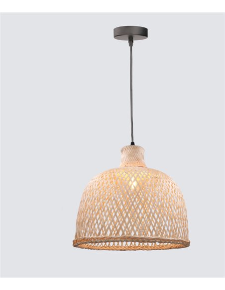 Riba pendant light - FORLIGHT - Wooden lamp, Adjustable height, Diameter: 35 cm