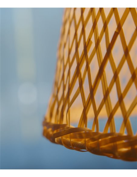 Riba pendant light - FORLIGHT - Wooden lamp, Adjustable height, Diameter: 35 cm