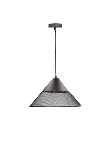 Maya pendant light - FORLIGHT - Black ceiling light, height adjustable, E27
