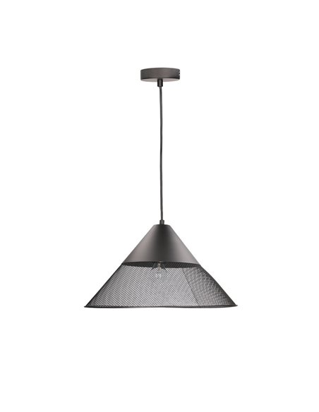Maya pendant light - FORLIGHT - Black ceiling light, height adjustable, E27