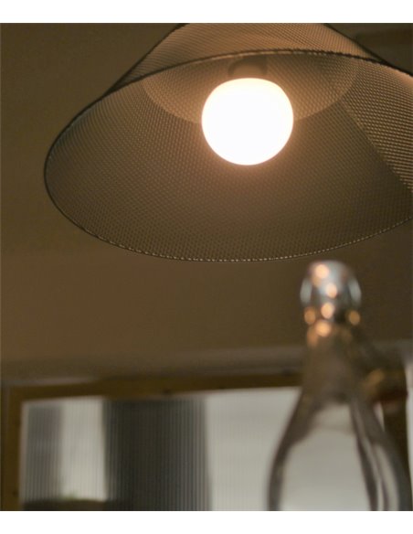Maya pendant light - FORLIGHT - Black ceiling light, height adjustable, E27