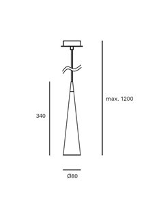 Vira pendant light - FORLIGHT - GU10 lamp, Adjustable in height 2