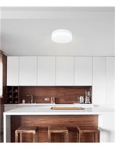 Farrow ceiling light - FORLIGHT - Crystal glass lamp, Diameter: 28 cm