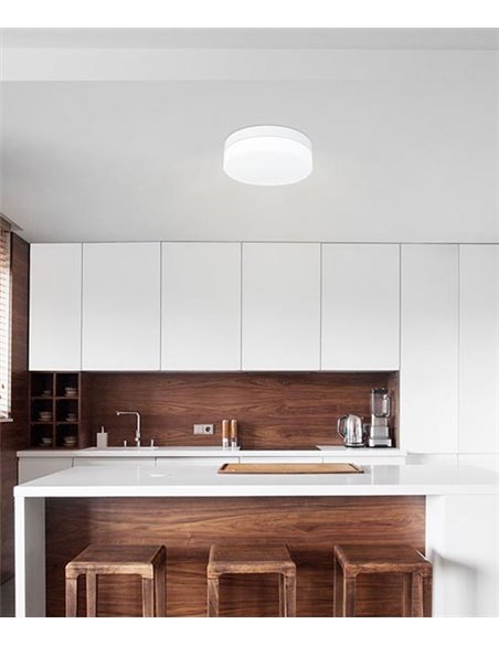 Farrow ceiling light - FORLIGHT - Crystal glass lamp, Diameter: 28 cm