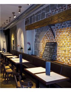 Safran ceiling spotlight - FORLIGHT - Lamp with 1-2-3 lights, Steel, brown finish 2