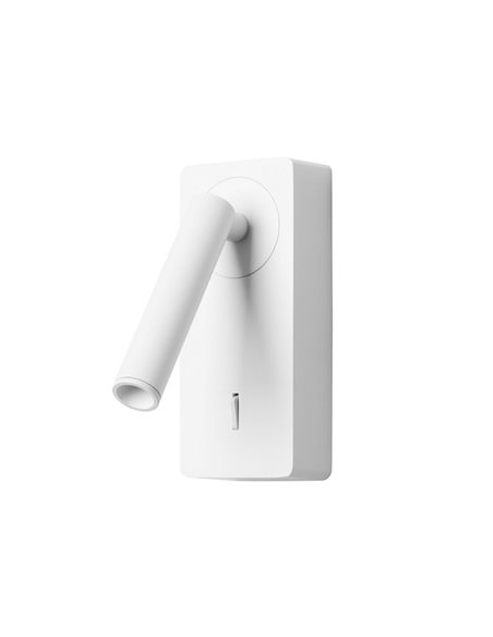 Colo wall light - FORLIGHT - Reading light in white or black, LED 3000K 184 lm