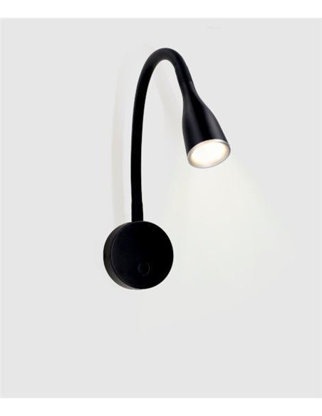 Crobat wall light - FORLIGHT - Reading light in 2 colours, LED 3000K 450 lm, Adjustable arm