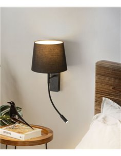Janet wall light - FORLIGHT - Reading light in 2 colours, LED 3000K