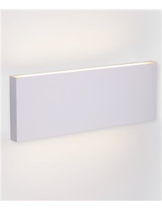 Thin wall light - FORLIGHT - Minimalist lamp in 2 colours, LED 3000K 860 lm, Size: 22,5 cm