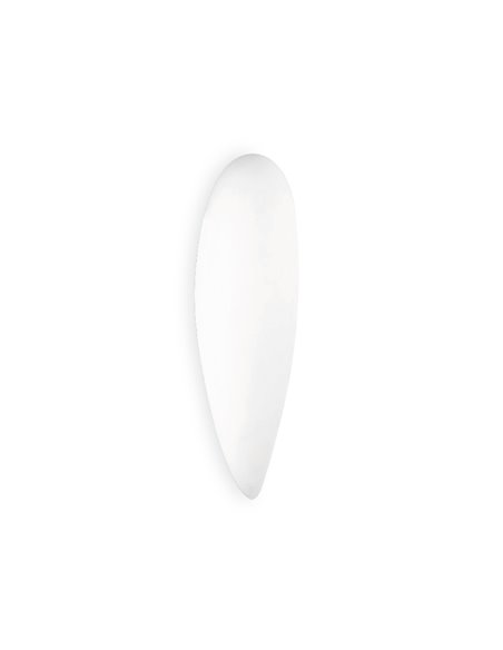 Glass wall light - FORLIGHT - White glass lamp, Available in 2 sizes