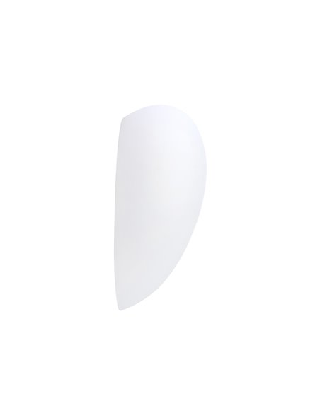 Glass wall light - FORLIGHT - White glass lamp, Available in 2 sizes