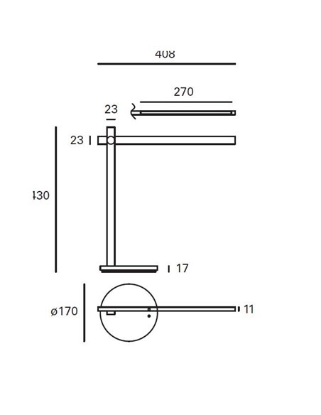 Touch desk light - FORLIGHT - Touch lamp with wireless charger, LED dimmable brightness/temperature, colour dimmable