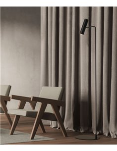 Meds floor lamp - FORLIGHT - Reading lamp with adjustable head, Height: 145 cm