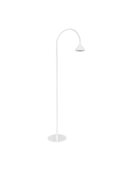 Ding floor lamp - FORLIGHT - Arc lamp in 2 colours, LED 3000K 520 lm