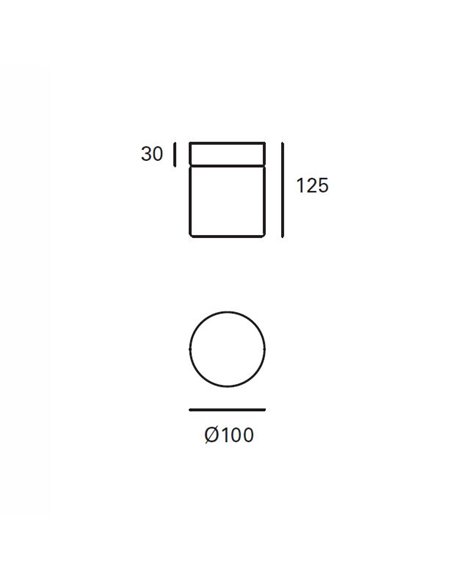 Petit ceiling light - FORLIGHT - Chrome crystal glass light, LED 3000K 650 lm