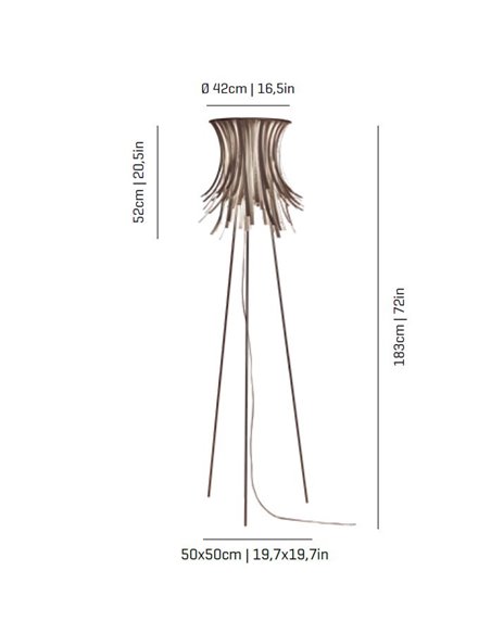 Lampara de pie Bety eco