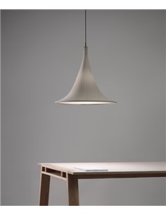 Cabana ceiling light - a-emotional light - Lampshade made of 3D knitted fabric, Two sizes: 60 cm/90 cm