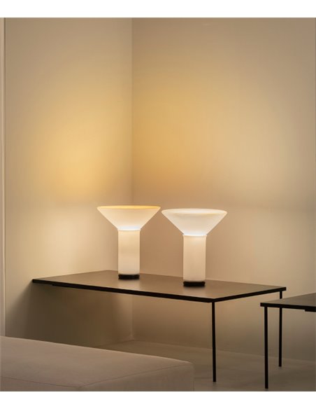 Era table lamp - a-emotional light - Handmade glass table lamp, Height: 37 cm