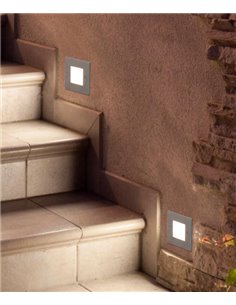 Lámpara empotrable níquel mate – Frol – Faro