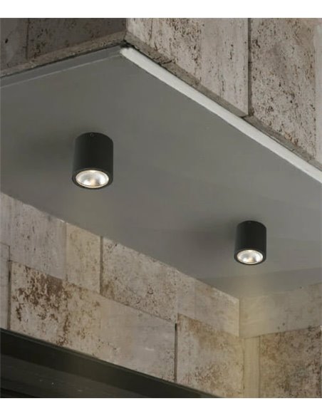 Lámpara plafón minimalista gris oscuro – Goz – Faro