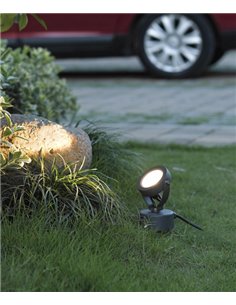 LED aluminum outdoor floodlight 3000K - Catania - Dopo - Novolux