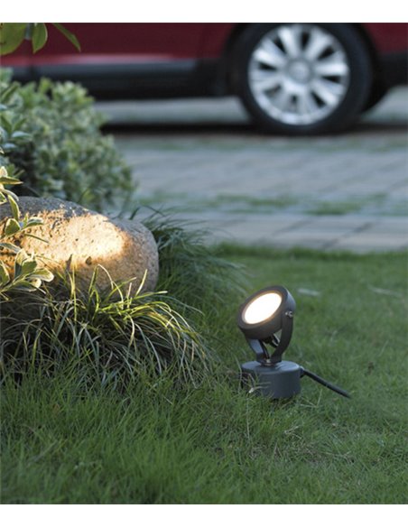 LED aluminum outdoor floodlight 3000K - Catania - Dopo - Novolux