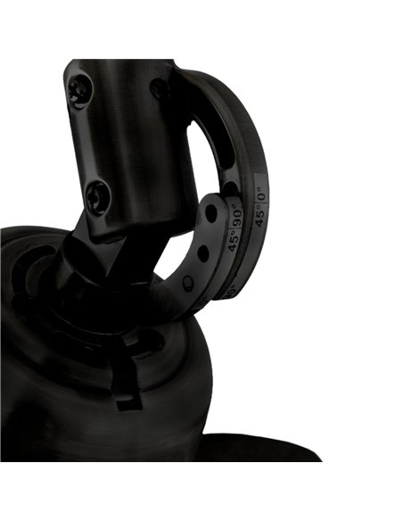 Vedra dark brown ceiling fan – Faro – Wall control, vertical orientation, 4 speeds