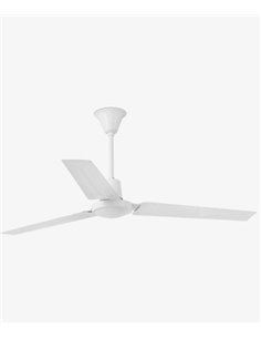 Ventilador de techo sin luz disponible en 2 acabados con 5 velocidades regulables – Indus – Faro