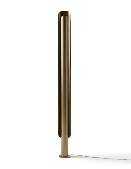Stockholm floor lamp - Punt Mobles - Aluminium lampshade in 3 colours, LED dimmable 2700K, Height: 175 cm