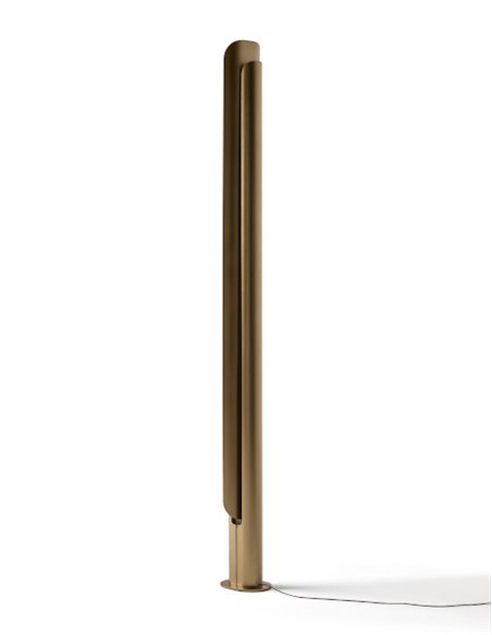 Stockholm floor lamp - Punt Mobles - Aluminium lampshade in 3 colours, LED dimmable 2700K, Height: 175 cm