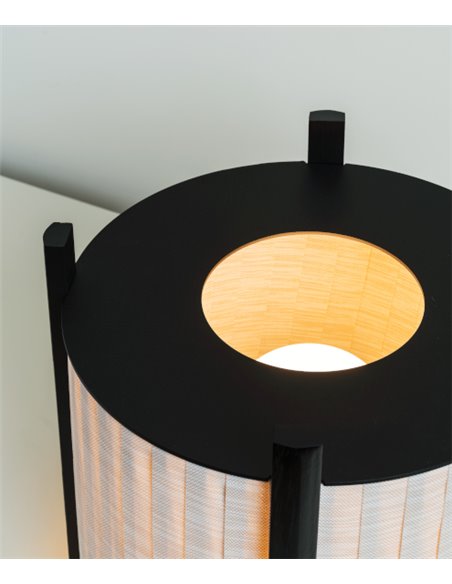 Rol floor lamp - Milano - Outdoor lamp IP54, Varnished iroko wood, 3 sizes