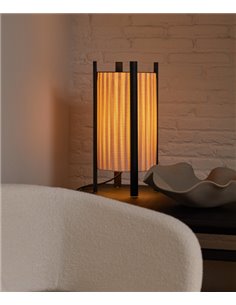 Rol floor lamp - Milano - Outdoor lamp IP54, Varnished iroko wood, 3 sizes