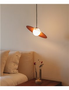 Symphony pendant light - Milan - Modern pendant lamp, Grey-Copper-Mink, Ø 30-45 cm