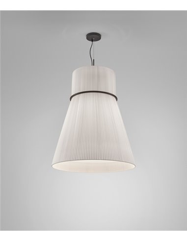 Folie pendant light - Bover - Translucent ribbon lampshade, Diameter: 70 cm