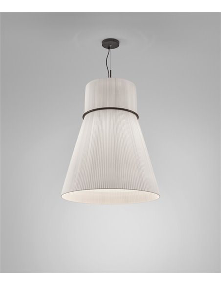 Folie pendant light - Bover - Translucent ribbon lampshade, Diameter: 70 cm